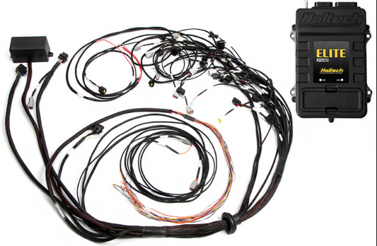 Haltech Elite 2500 + Terminated Harness Kit For Ford Falcon BA/BF Barra 4.0L I6 Injector Connector: Factory Bosch EV1